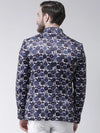 Hangup Men Standard Printed Men Formalwear-D625ButtonBlazer