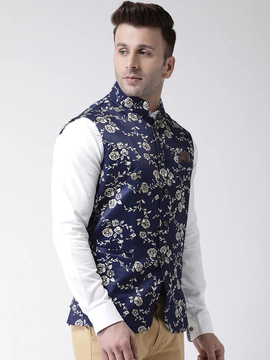 Hangup Men Standard Printed Men's Indian Wear-146A_Printed_Nehru