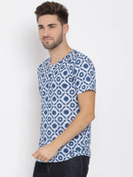 Hangup Men Standard Printed T-Shirts-32T_Henley_Print_TShirt