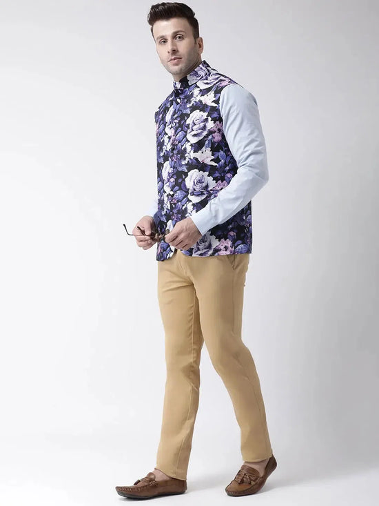 Hangup Men Standard Printed Men's Indian Wear-162A_Printed_Nehru