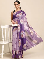 Floral Harmony Drape Saree-SZ-DGTRIJAL2-LV-2150