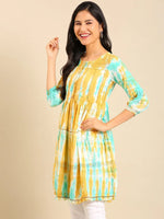 Women's Multicolour Solid Anarkali Kurta-GW-3286-Multi