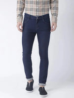 Hangup Men Slim Solid Jeans & Trousers-DarkBlueJeans1