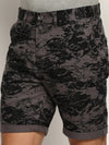 Men Grey Camouflage Shorts-ORBIT-16-Grey