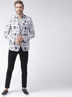 Hangup Men Standard Printed Men Formalwear-WhiteCamo