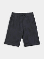 Lil Tomatoes Boys Cotton Looper Bermuda-GBB-S24-1453_CHARCOAL_30