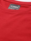 Difference Of Opinion Men's Red Plain T-Shirt-DOCRM136RED-S