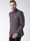 Hangup Men Standard Printed Men Formalwear-D555ButtonBlazer