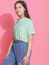 Lil Tomatoes Girls Cotton Crop Top-GGT-S24-1472_LTGREEN_28