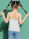 Tales & Stories Grey Solid Camisole For Girls