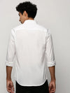 Men White Solid Shirt-LANCEPLAIN-237-White