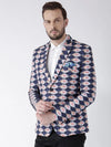 Hangup Men Standard Printed Men Formalwear-D22PrintBlazer