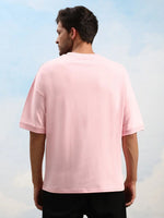 Dillinger Pink Graphic Oversized Drop shoulder T-shirt