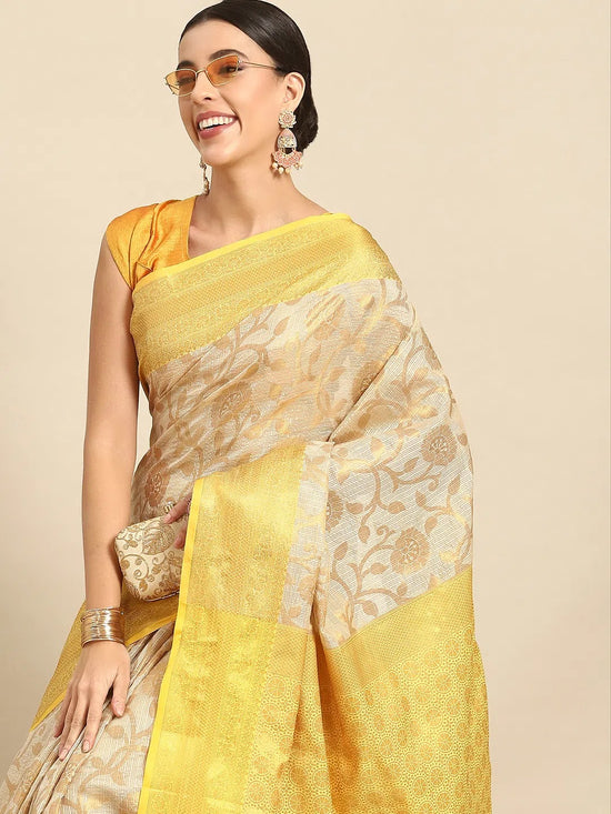 Shimmering Bridal Aura Saree-SZ-ANAMIKA-YL-1335