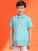 Lil Tomatoes Boys Cotton Polo T-shirt-GBT-S24-1409_LTSKY_30