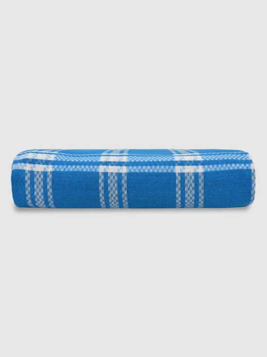 Athom Living Premium  Bath Towel 75 x 150 cm Pack of 1 Waffle Towel,Ultra Absorbent, Quick Dry, and Durable - Ideal for Spa, Gym, and Everyday Use, Blue color-ATZ-BT-7I