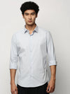 Men Blue Solid Shirt-LANCEPLAIN-229-Blue