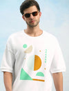 Dillinger White Graphic Oversized Drop shoulder T-shirt