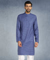 Hangup Men Standard Printed Men's Indian Wear-ST1011272_Blue_Lkurta