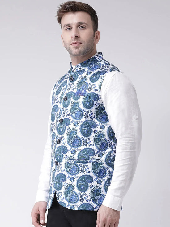 Hangup Men Standard Printed Men's Indian Wear-70APrintedNehru