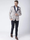 Hangup Men Standard Printed Men Formalwear-D53TuxedoBlazer