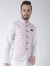 Hangup Men Standard Printed Men's Indian Wear-40APrintedNehru