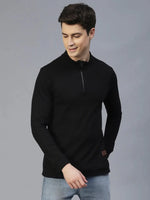 Rigo Comfy Henley Knit T-Shirt-HT09221146-L