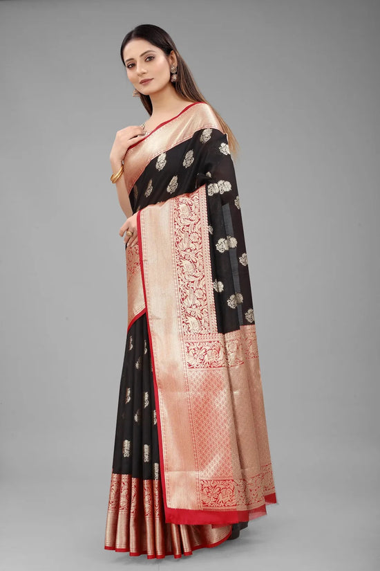 Ornate Charm of Tradition Saree-SZ-CRB6-BL-601