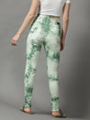 Women's Green Solid Skinny Fit Denim Jeans-GZ-5138-Green