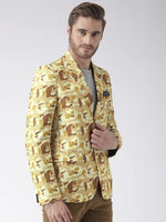 Hangup Men Standard Printed Men Formalwear-FawnCamo