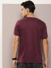 Dillinger Burgundy Solid Regular Heney T-shirt