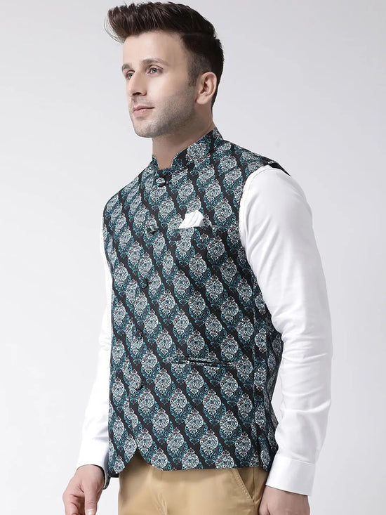 Hangup Men Standard Printed Men's Indian Wear-141A_Printed_Nehru