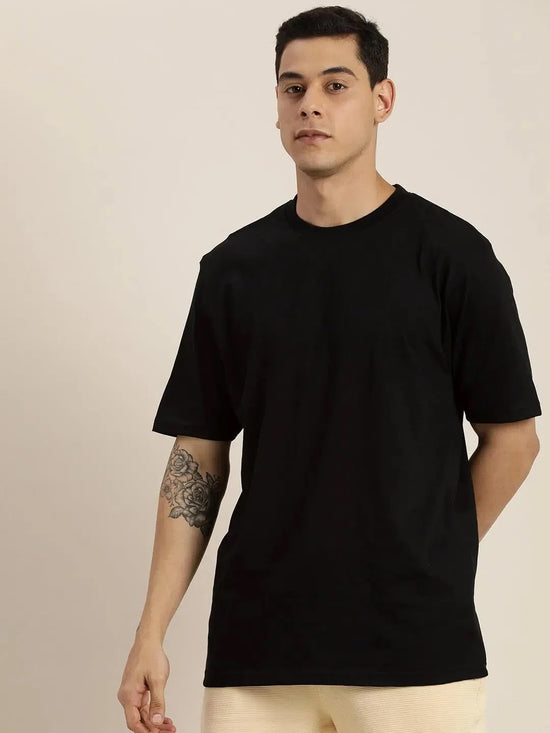 Dillinger Black Graphic Oversized T-Shirt-DLMOV023BLK-S