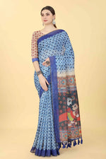 Garden Bliss Collection Saree-SZ-INDIGO-1411