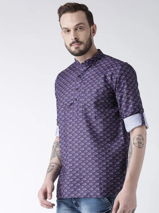 Hangup Men Standard Printed Men's Indian Wear-K1Kurta