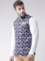 Hangup Men Standard Printed Men's Indian Wear-69APrintedNehru