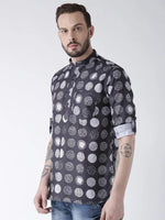 Hangup Men Standard Printed Men's Indian Wear-K9Kurta