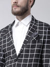 Hangup Men Standard Checkered Men Formalwear-D79CheckBlazer