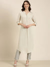 Women Beige Solid Straight Kurta-SKC-7910-Beige