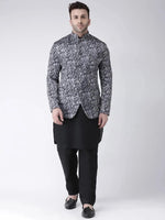 Hangup Men Standard Printed Men Formalwear-D1135ButtonBlazer