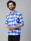 Hangup Men Standard Checkered Shirts-8006_Print_Shirt