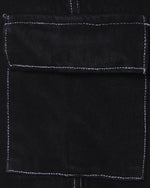 Retro Denim Jeans with 5 pockets-Black