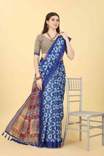 Blooming Delight Saree-SZ-INDIGO-1410