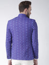 Hangup Men Standard Printed Men Formalwear-D395ButtonBlazer