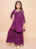 Ahalyaa Girls Traditional Wear Co-ord-52K-582-COM-TUSH