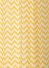 Ikat Chevron 100% cotton geometric curtain for living room - Room darkening - Yellow - Pack of 1-230422048