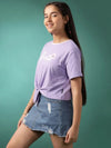 Lil Tomatoes Girls Cotton Crop Top-GGT-S24-1484_PURPLE_28