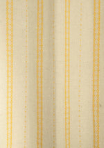 Aster linen minimal design curtain for living room - Room darkening - Mustard - Pack of 1-240423037