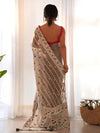 Saree Mall Women's Net Grey Embroidered Designer Saree With Blouse Piece-AAVYA3301