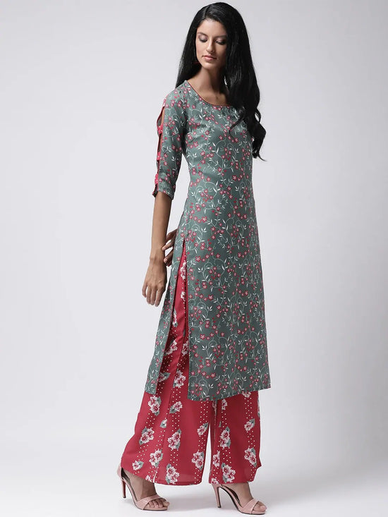 Hangup Women Standard Printed Indian Ethnic Set-W3_2PcKurtaSet